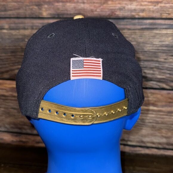 New Era 9Fifty Gold Stars Navy SnapBack Hat - Picture 4 of 8